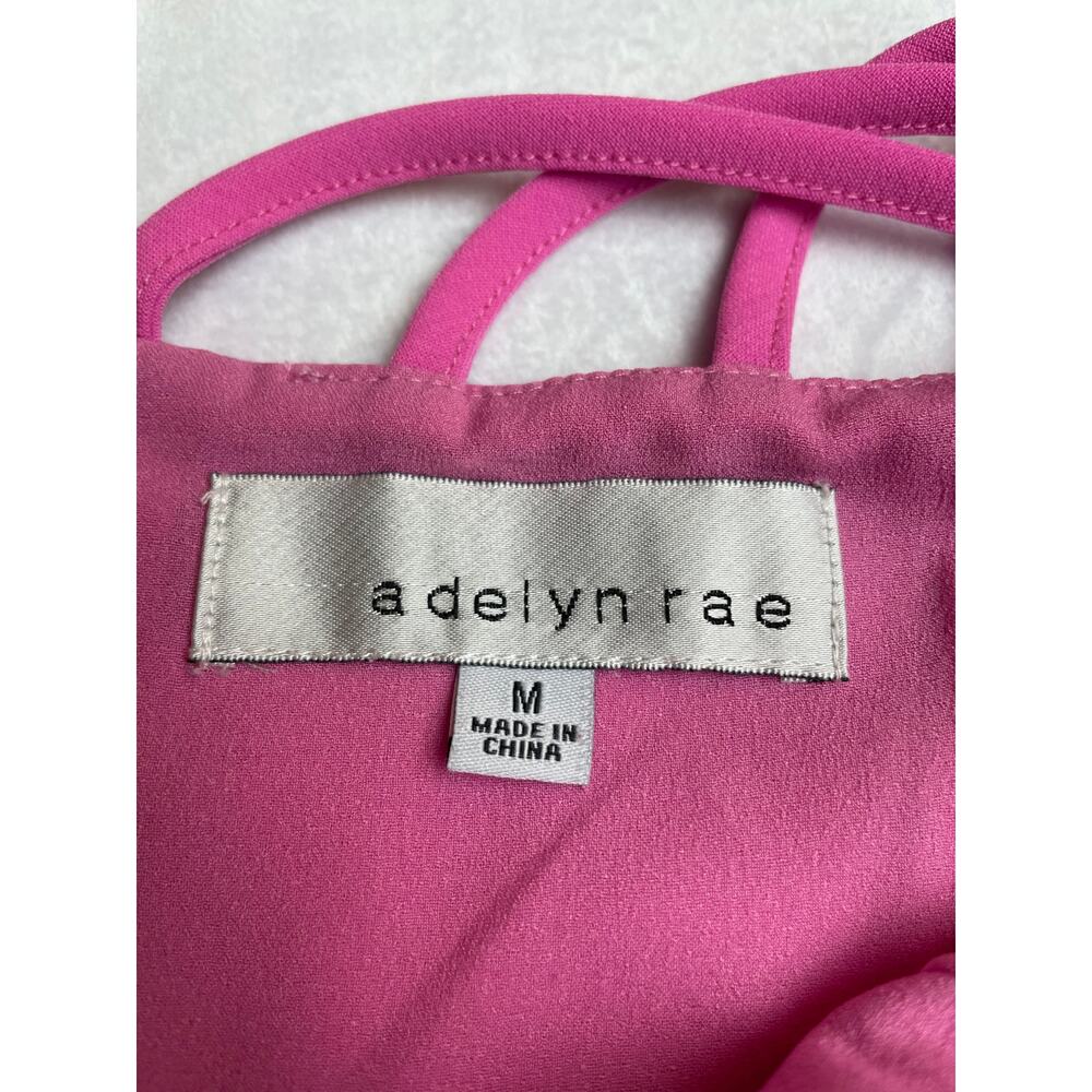 Adelyn Rae Flare Pink Dress Women's Size Medium - Picture 6 of 7